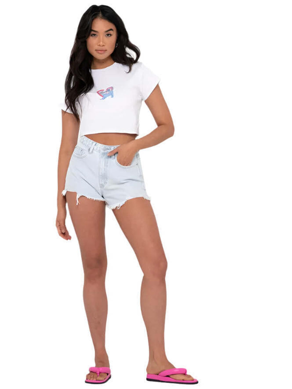 Rusty - Dime High Rise Denim Short - Velocity 21