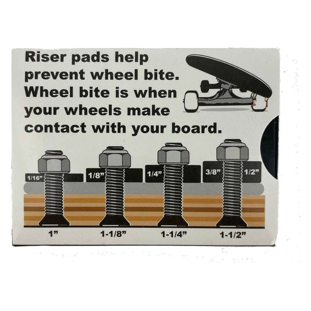 Best Riser Pads Shorty's Dooks Riser Pads - 1/8