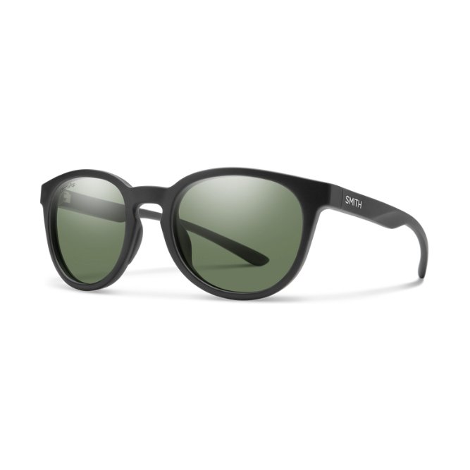 Smith - Eastbank - Velocity 21 Matte Black + Grey Green ChromaPop Polarised