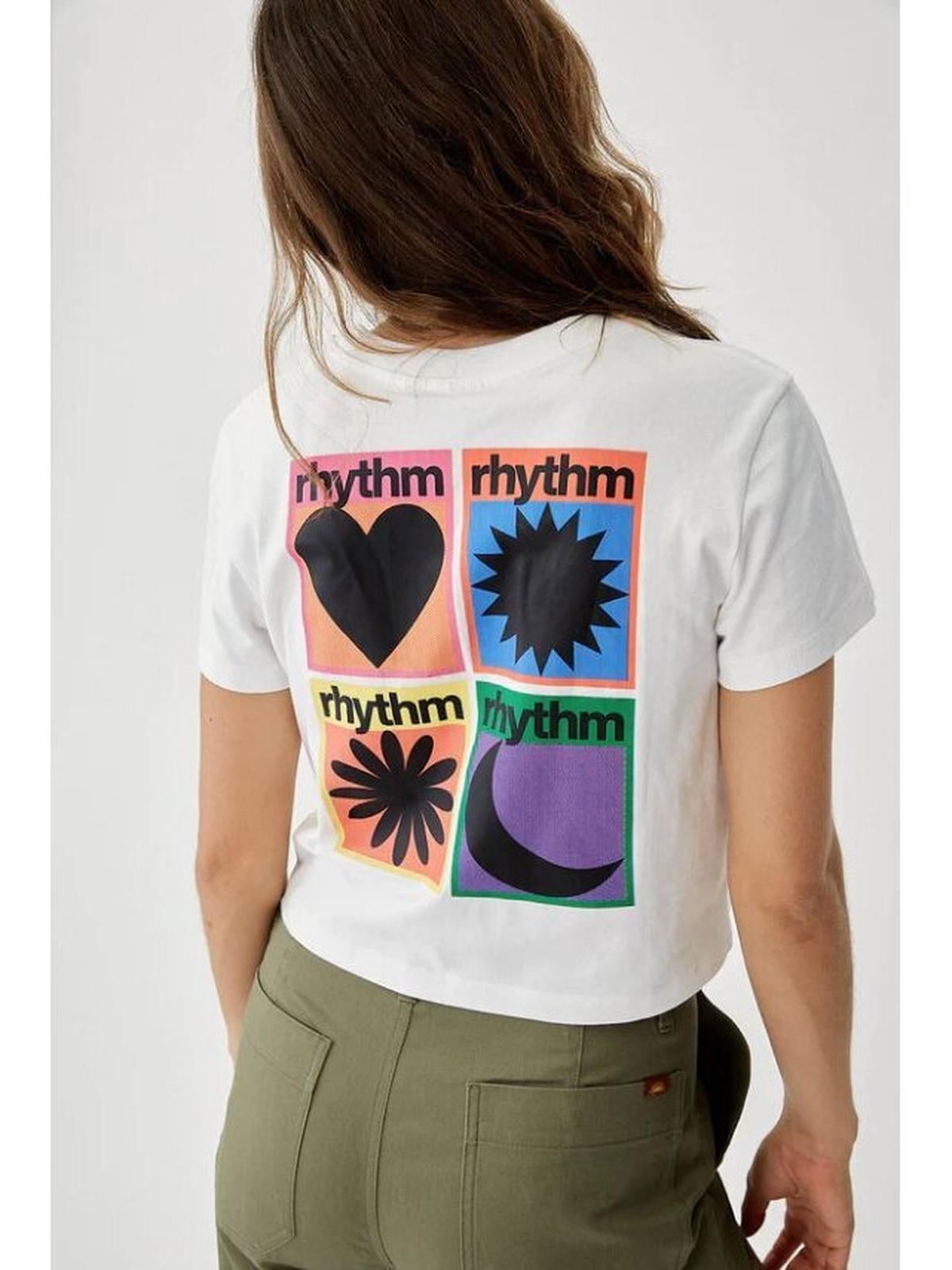 Rhythm - Factory Vintage Crop Crew Tee - Velocity 21