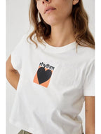 Rhythm - Factory Vintage Crop Crew Tee - Velocity 21