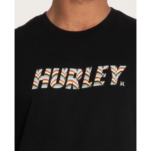 Hurley - Fastlane Print Tee - Black - Velocity 21