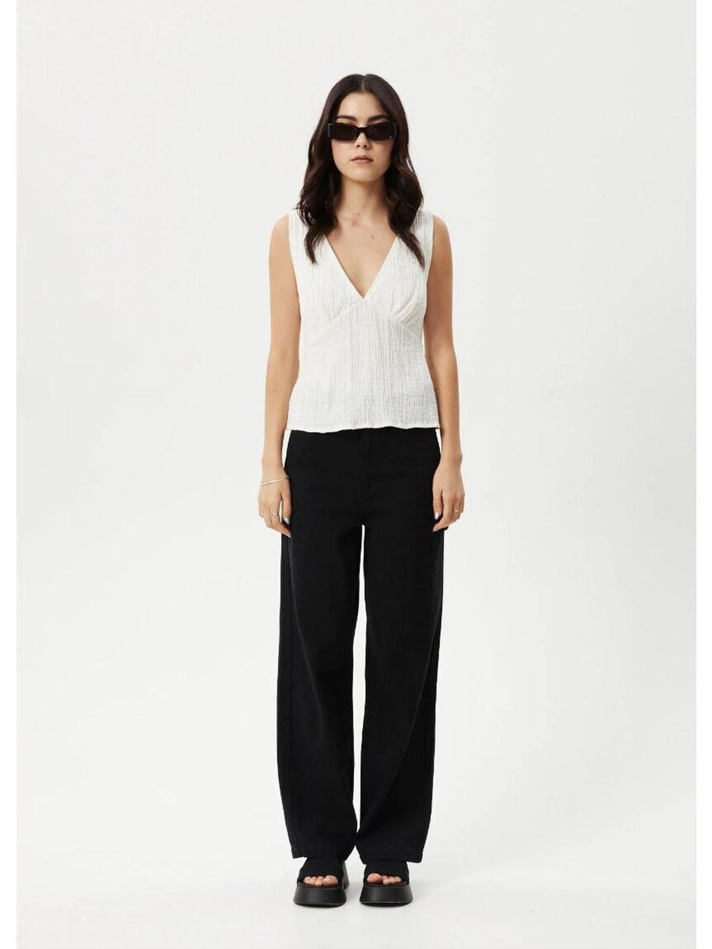 Afends - Focus Hemp Seersucker Top - Velocity 21