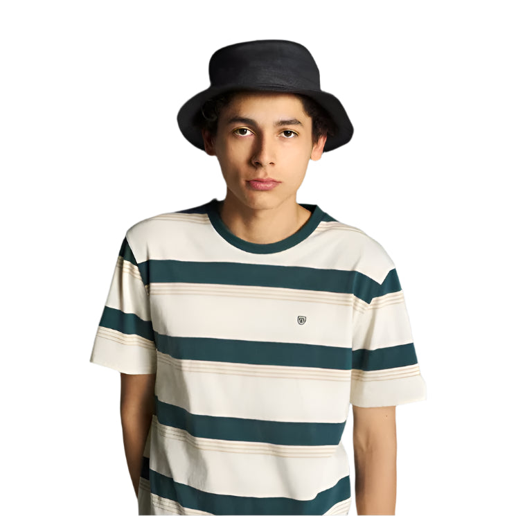 Brixton - Hardy Straw Bucket Hat - Black - Velocity 21