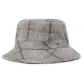 Brixton - Hardy W Bucket Hat - Grey Plaid - Velocity 21