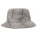 Brixton - Hardy W Bucket Hat - Grey Plaid - Velocity 21