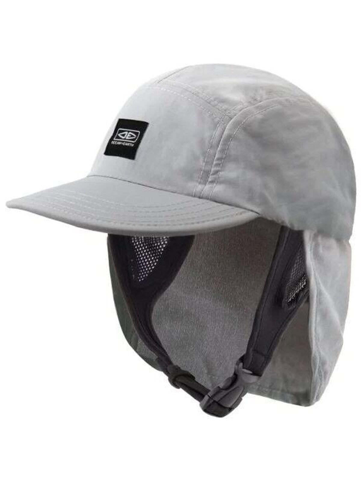 Ocean & Earth - Indo 5 Panel Legionnaire Surf Cap - Grey - Velocity 21
