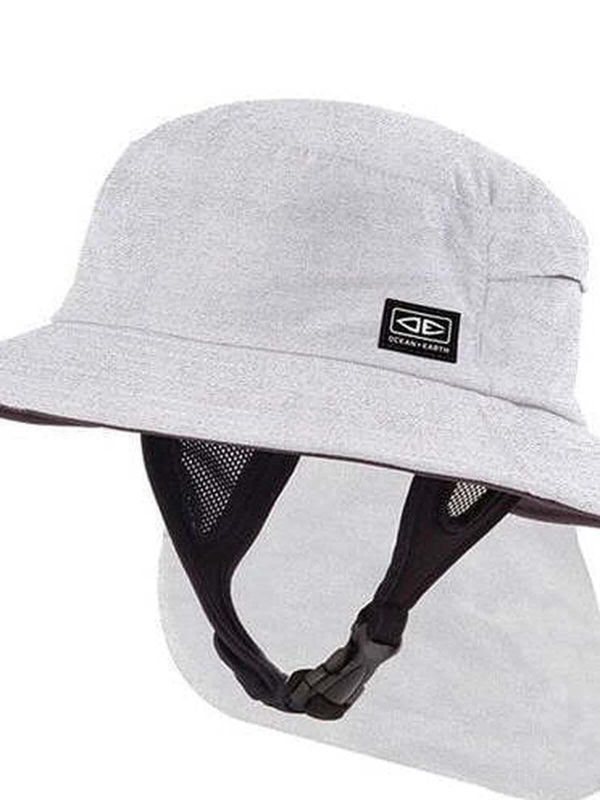 Ocean & Earth - Indo Stiff Peak Surf Hat - White Marle - Velocity 21
