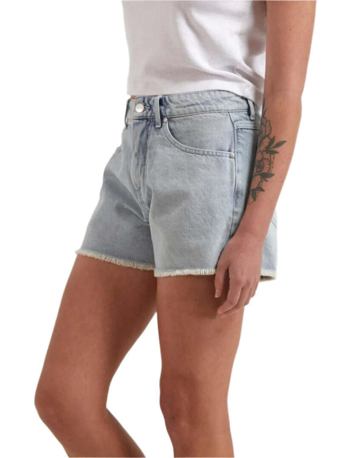 Afends - Isabella Hemp Denim Low Rise Short - Velocity 21