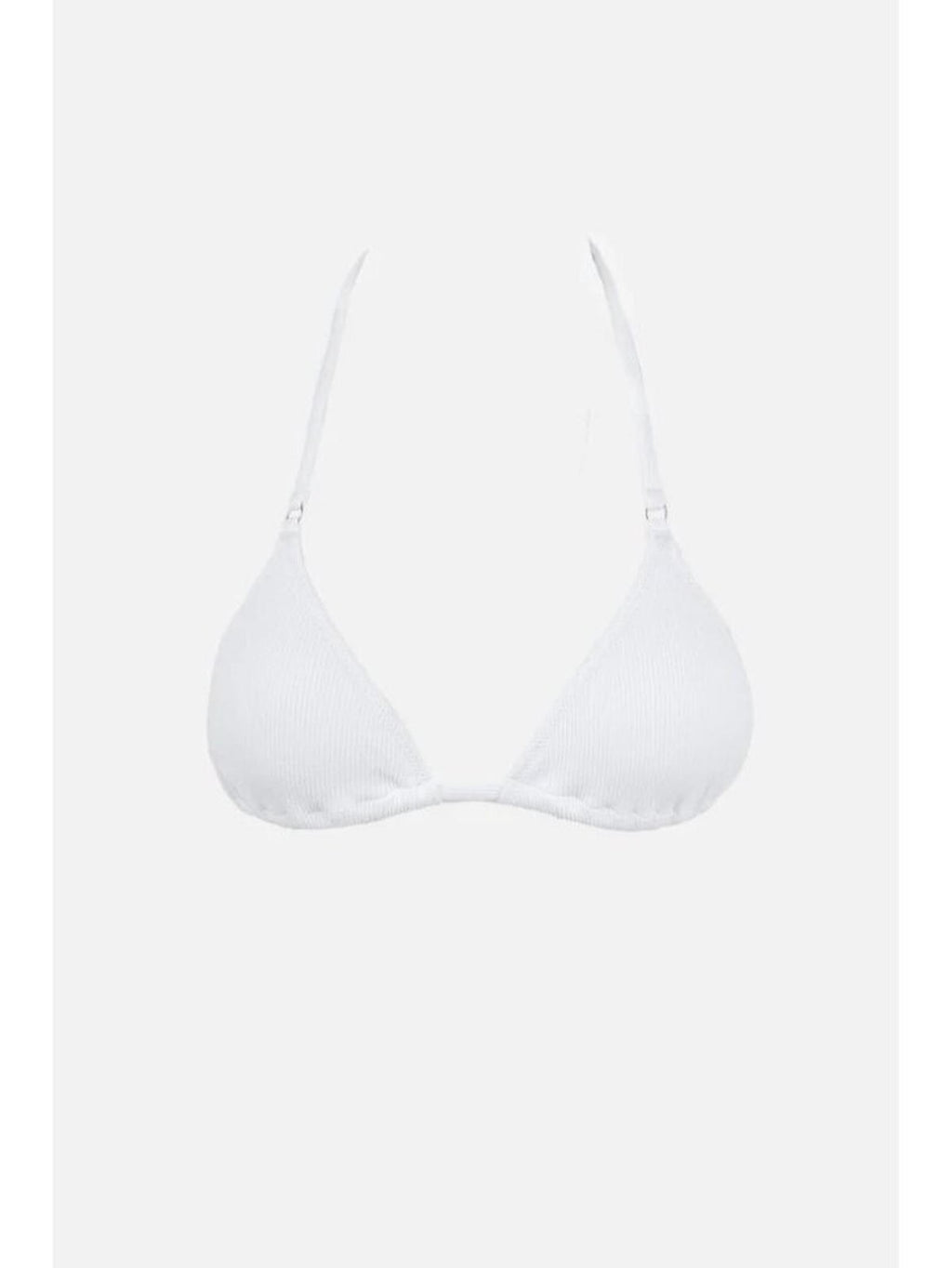 Rhythm - Isla Rib Eco Slide Tri Top - White - Velocity 21