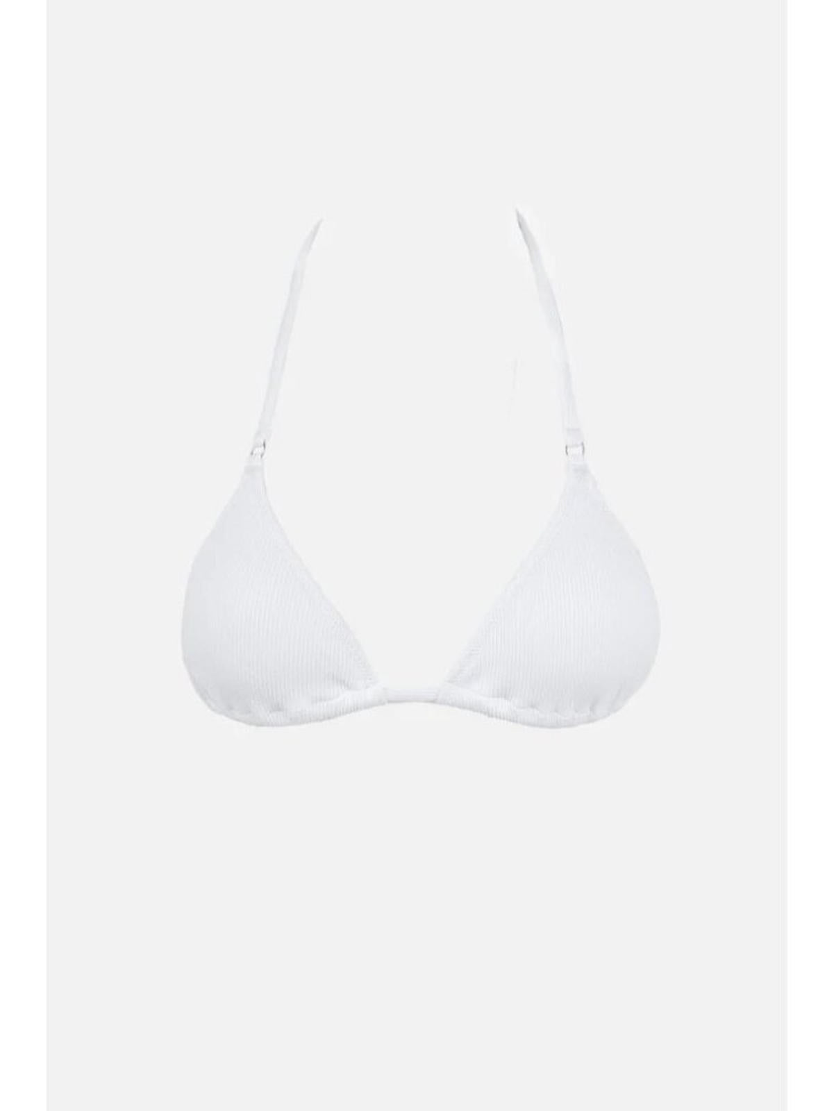 Rhythm - Isla Rib Eco Slide Tri Top - White - Velocity 21