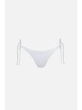 Rhythm - Isla Rib Eco Tie Side Hi Cut Pant - White - Velocity 21