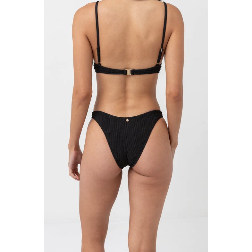 Rhythm - Isla Rib Eco Tie Side Hi Cut Pant - Velocity 21
