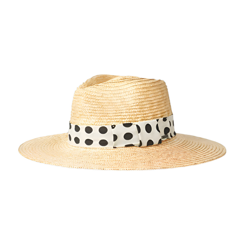 Brixton - Joanna Hat - Honey/Seasonal Print - Velocity 21