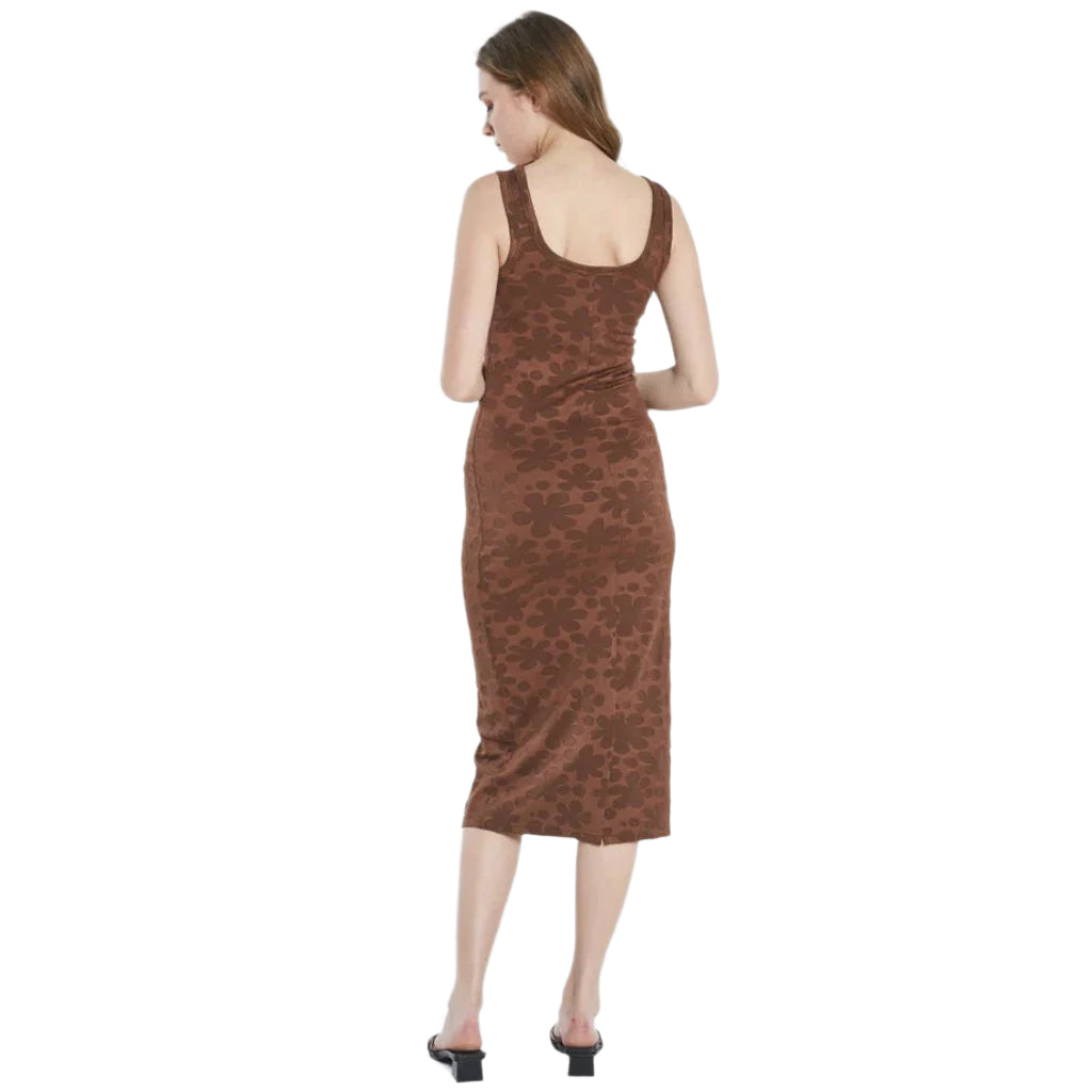 Thrills - Layla Dress - Washed Cocoa - Velocity 21