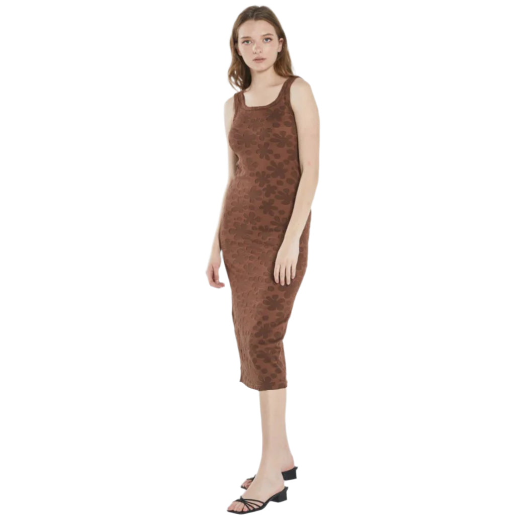 Thrills - Layla Dress - Washed Cocoa - Velocity 21