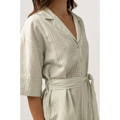 Rhythm - Maisy Check Vacay Romper - Velocity 21