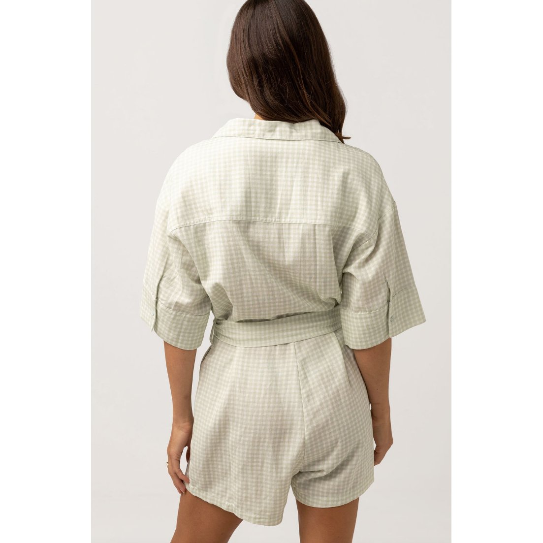 Rhythm - Maisy Check Vacay Romper - Velocity 21