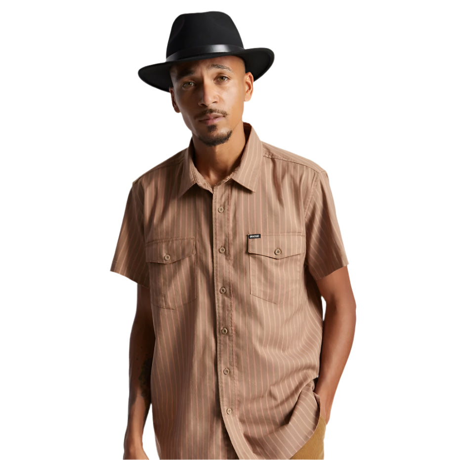 Brixton - Messer Fedora - Black/Black - Velocity 21