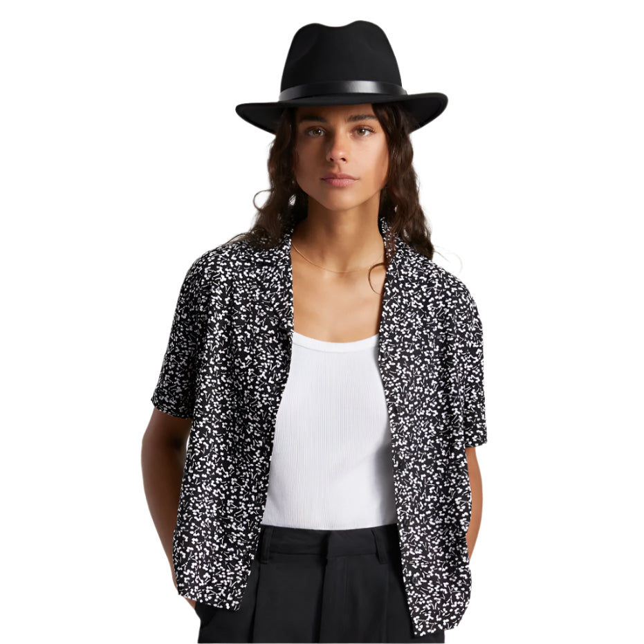 Brixton - Messer Fedora - Black/Black - Velocity 21