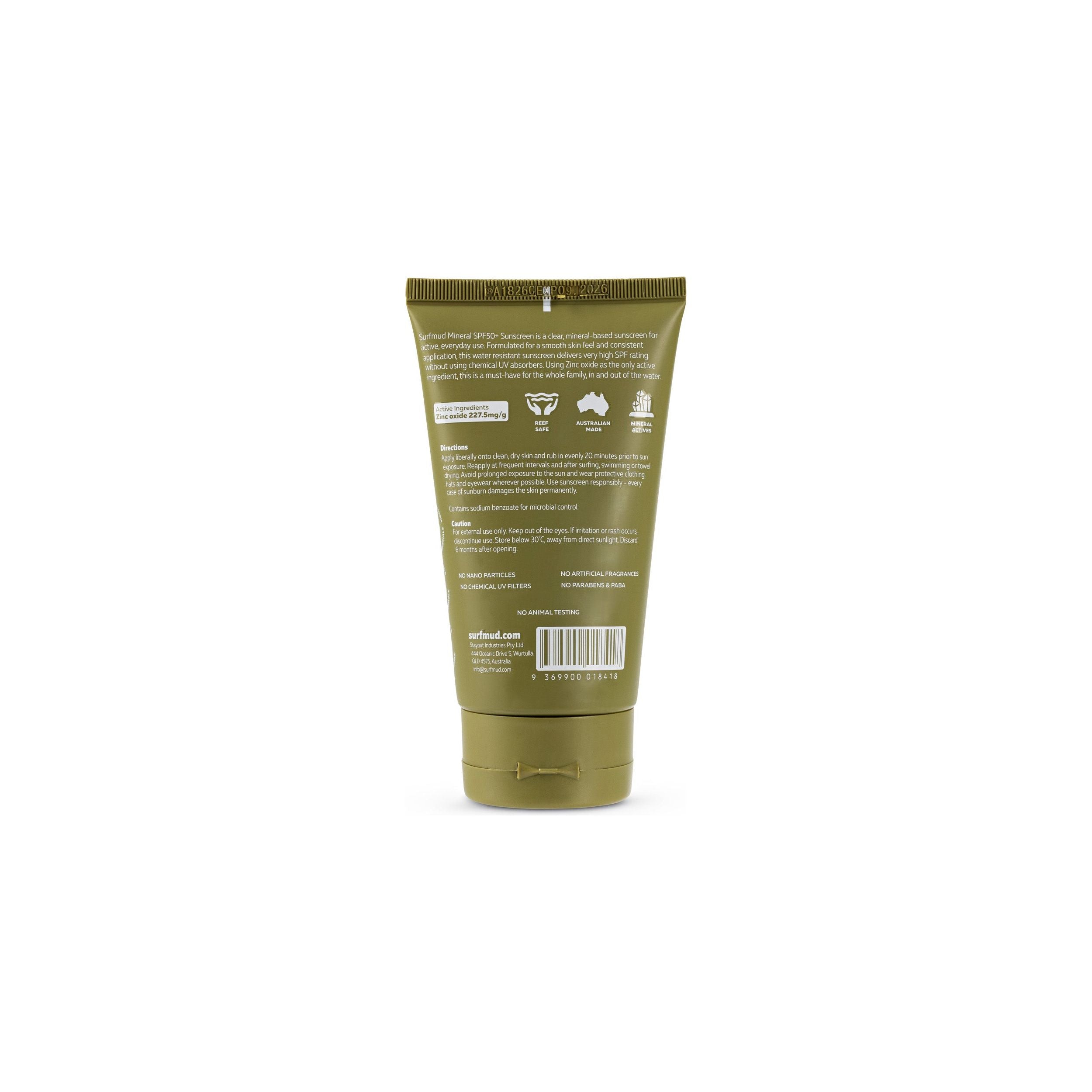 Surf Mud - Mineral Sunscreen SPF 50+ - Velocity 21