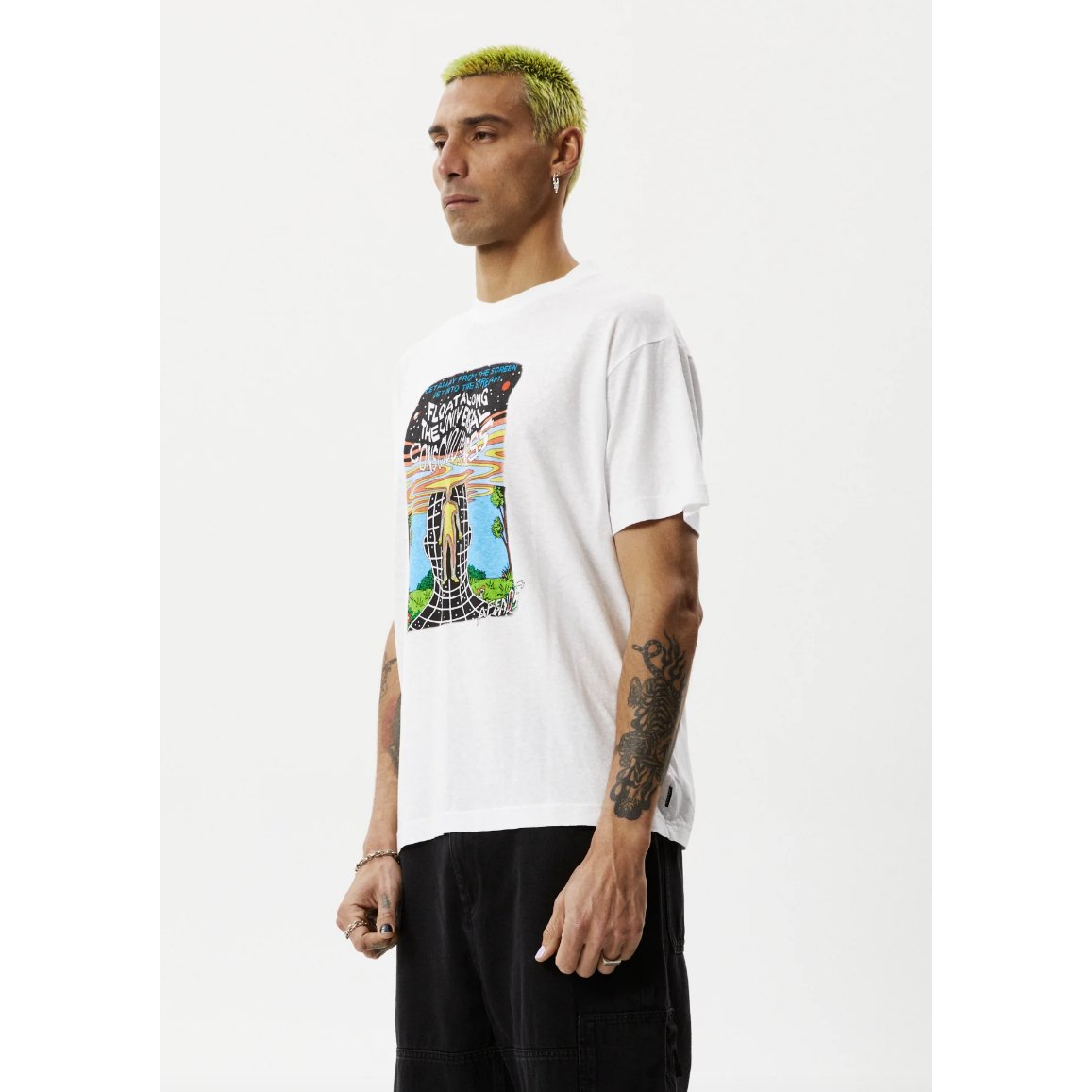 Afends - Next Level Hemp Boxy Fit Tee - Velocity 21