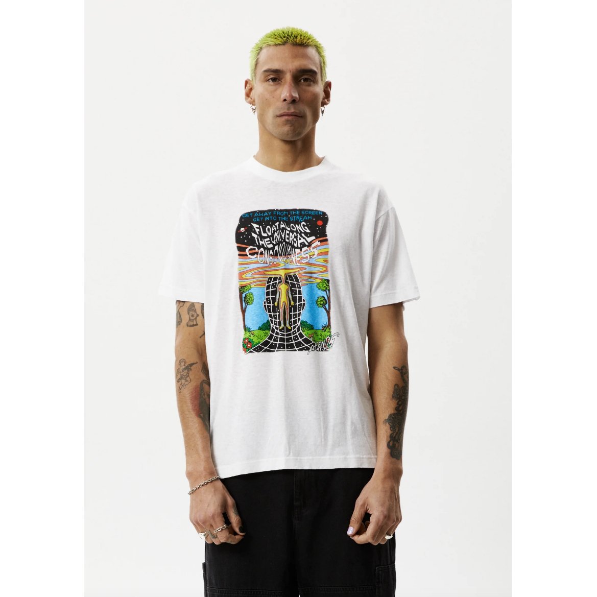 Afends - Next Level Hemp Boxy Fit Tee - Velocity 21