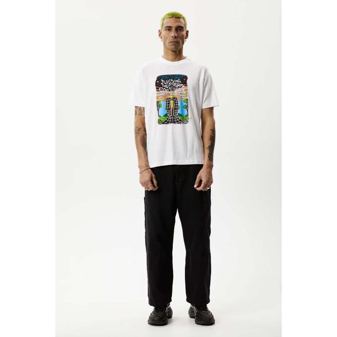 Afends - Next Level Hemp Boxy Fit Tee - Velocity 21