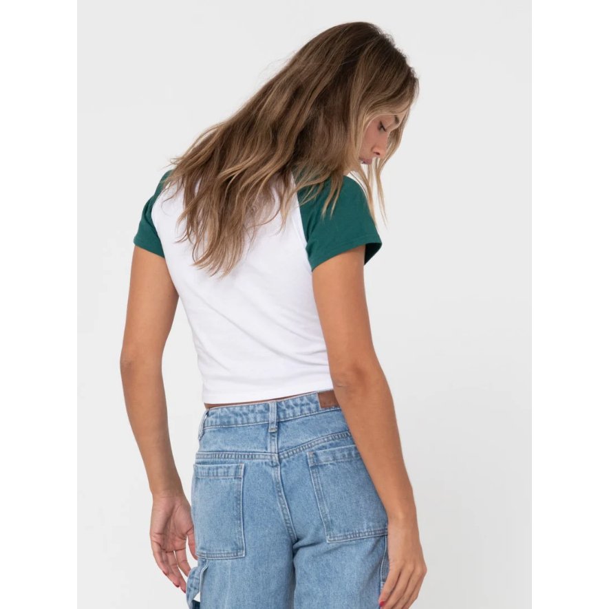 Rusty - Norty Contrast Short Sleeve Tee - Velocity 21