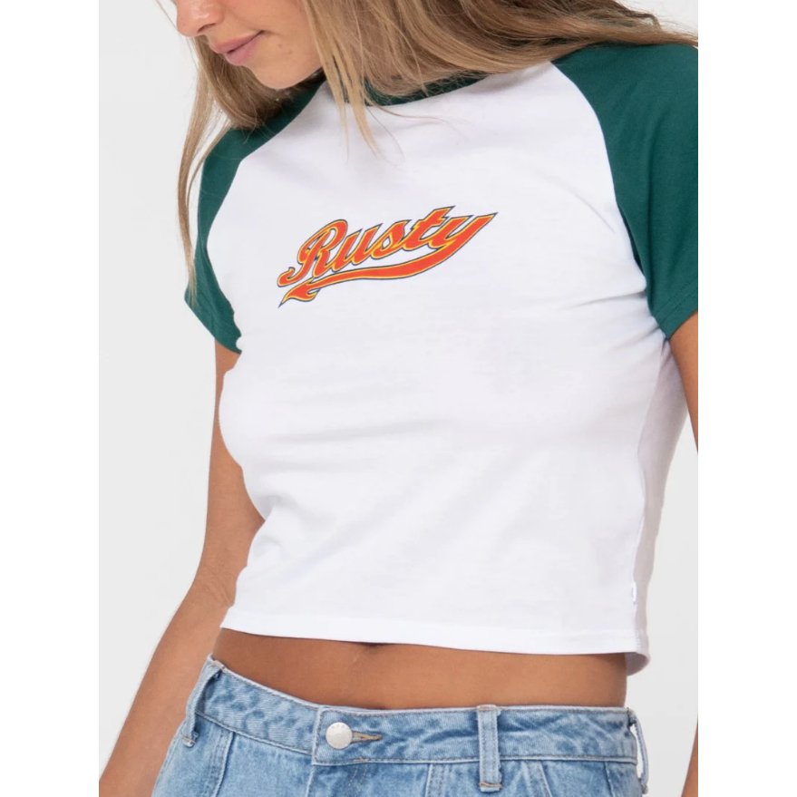 Rusty - Norty Contrast Short Sleeve Tee - Velocity 21