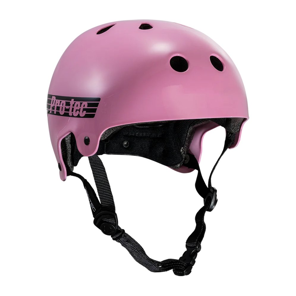 Old School Cert Helmet - Gloss Pink - PRO-TEC - Velocity 21