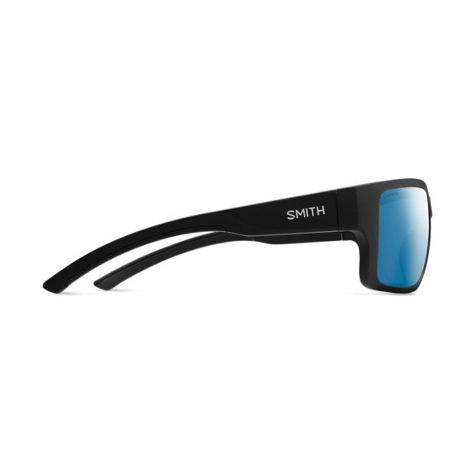 Smith - Outback - Velocity 21 Matte Black + Blue Mirror ChromaPop Polarised