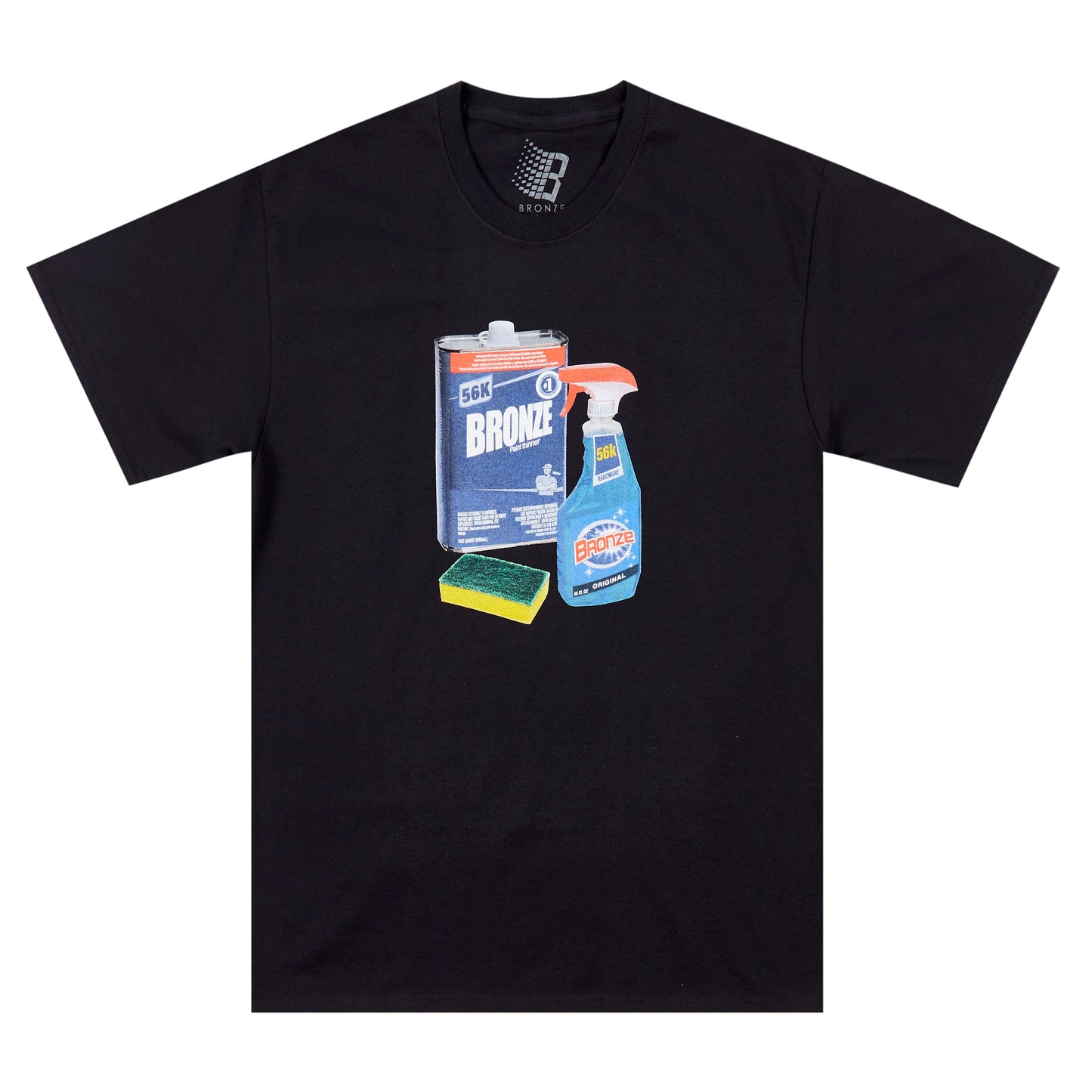 Bronze 56k - Paint Thinner Tee - Black - Velocity 21