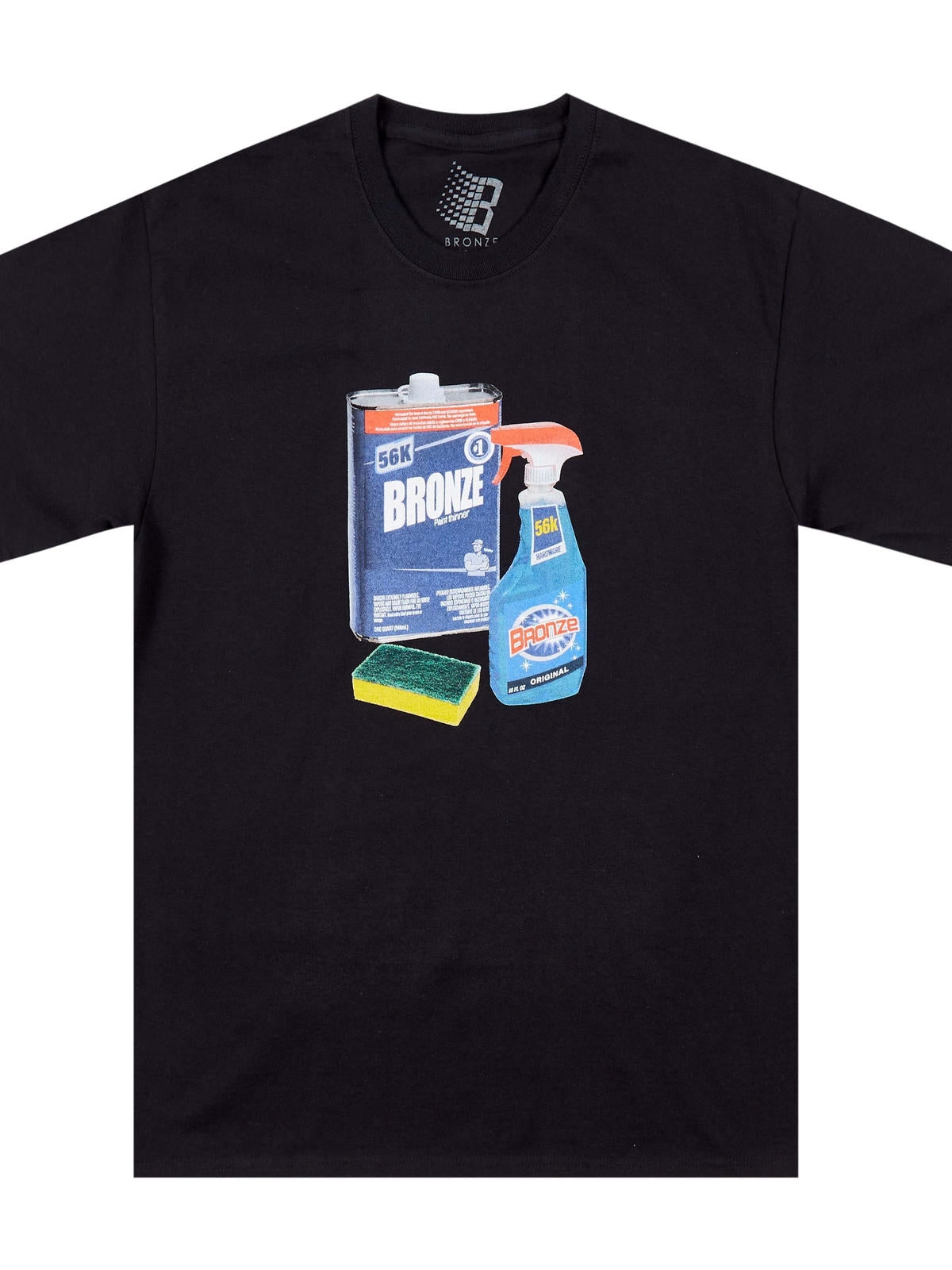 Bronze 56k - Paint Thinner Tee - Black - Velocity 21