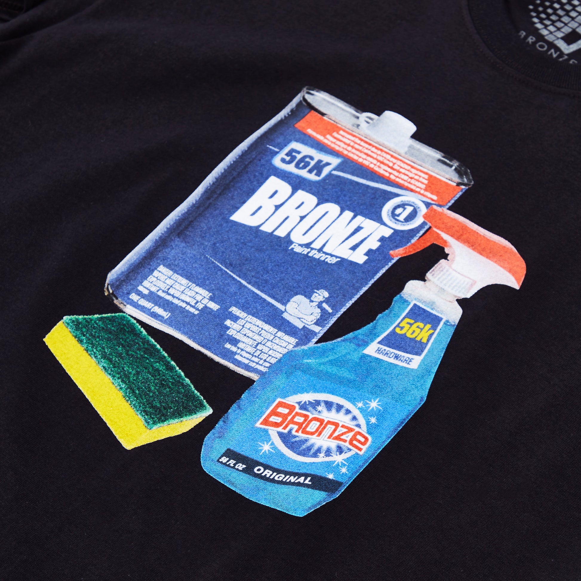 Bronze 56k - Paint Thinner Tee - Black - Velocity 21