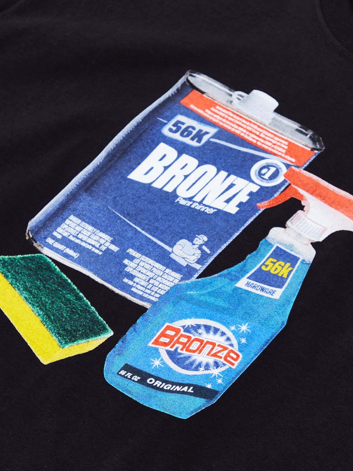 Bronze 56k - Paint Thinner Tee - Black - Velocity 21