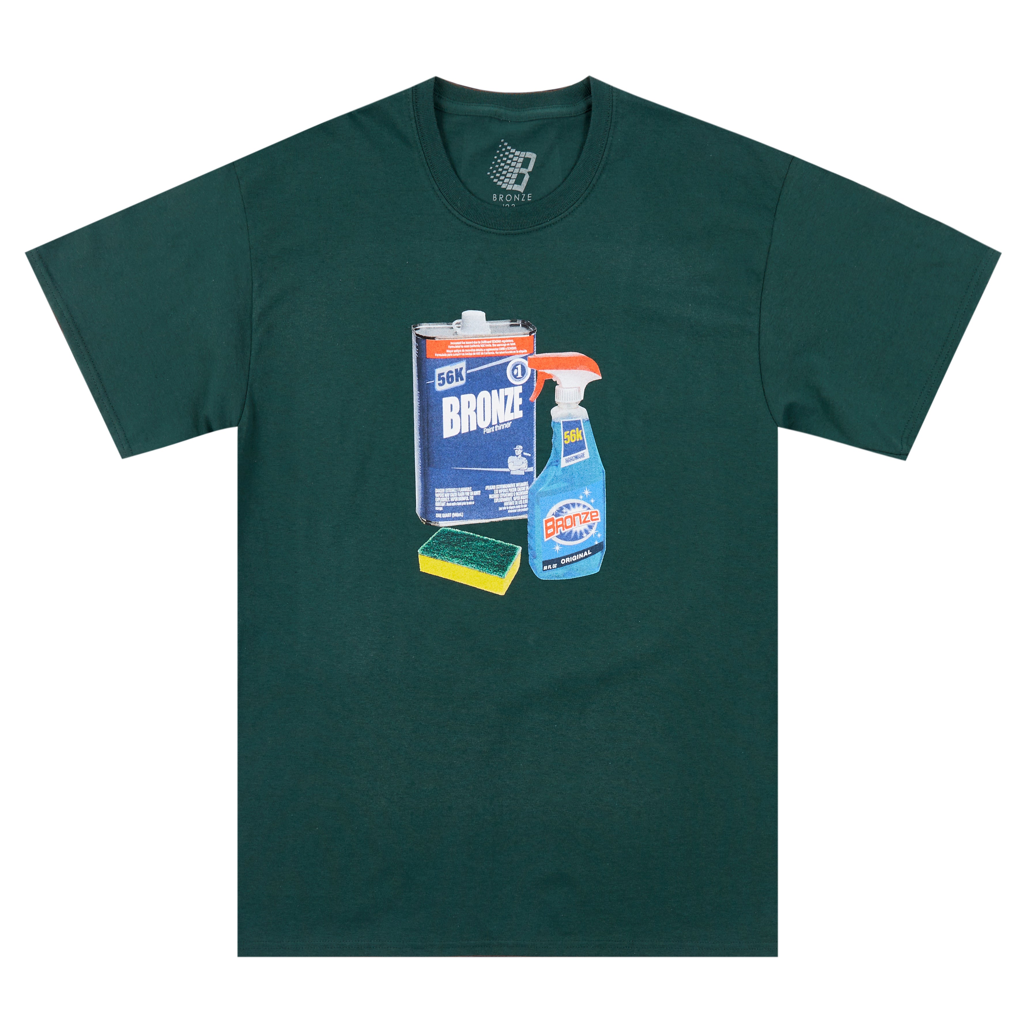 Bronze 56k - Paint Thinner Tee - Dark Green - Velocity 21