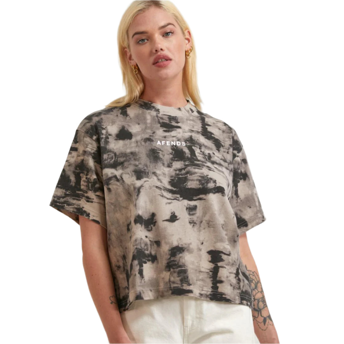 Afends - Real Time Organic Weighted Tee - Velocity 21