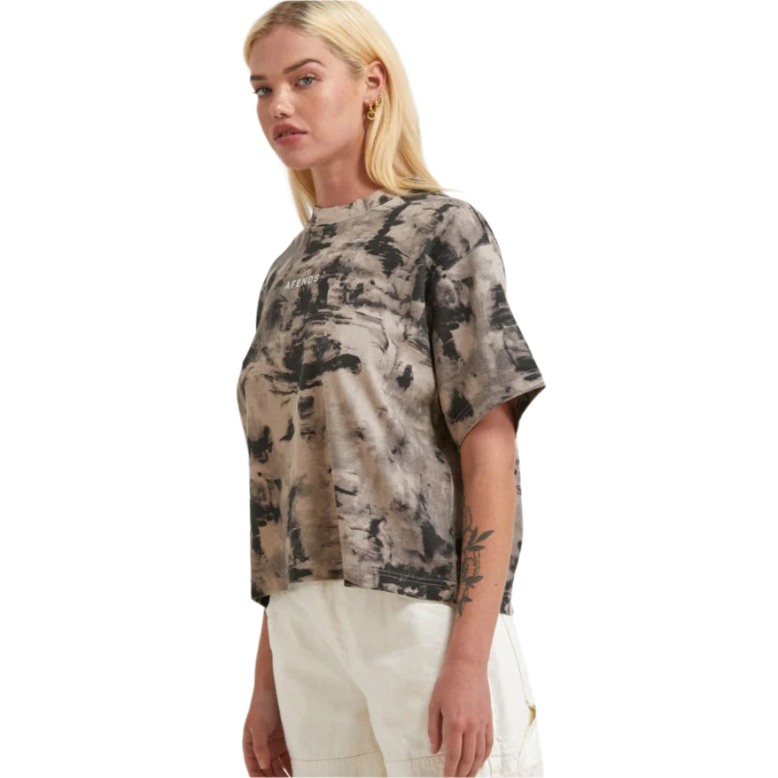Afends - Real Time Organic Weighted Tee - Velocity 21