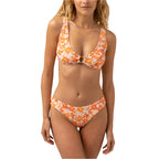Rhythm - Rosa Floral Support Tall Tri Top - Velocity 21