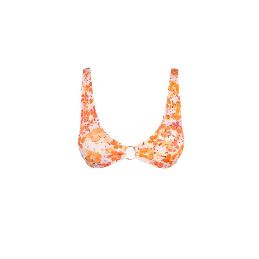Rhythm - Rosa Floral Support Tall Tri Top - Velocity 21
