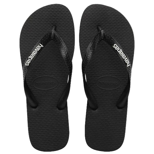 Havaianas - Rubber Logo - Black/White - Velocity 21