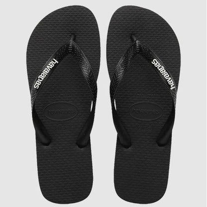 Havaianas - Rubber Logo - Black/White - Velocity 21