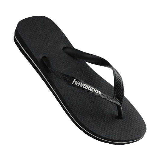 Havaianas - Rubber Logo - Black/White - Velocity 21