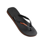 Havaianas - Rubber Logo - Orange/Black - Velocity 21