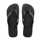 Havaianas - Rubber Logo - Orange/Black - Velocity 21