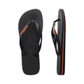 Havaianas - Rubber Logo - Orange/Black - Velocity 21