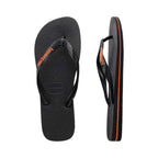 Havaianas - Rubber Logo - Orange/Black - Velocity 21