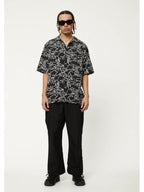 Afends - Script Recycled Cuban Short Sleeve Shirt - Velocity 21