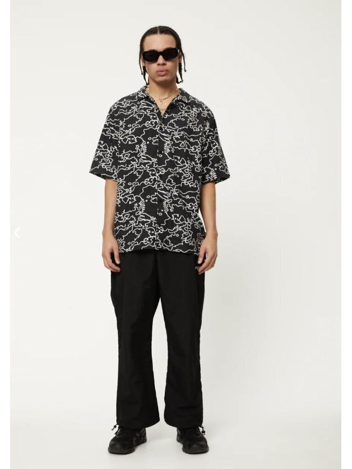 Afends - Script Recycled Cuban Short Sleeve Shirt - Velocity 21